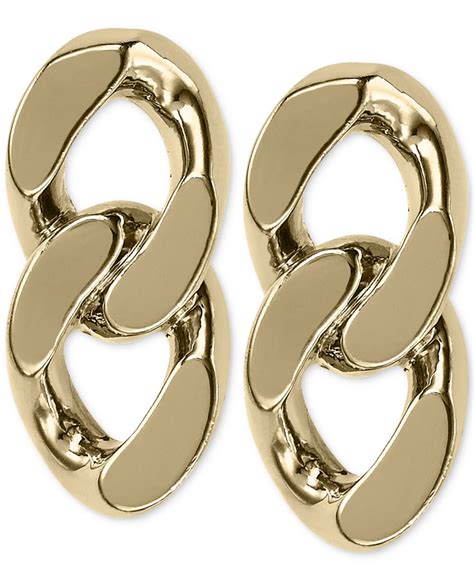 michael kors chain and earring|michael kors earrings outlet.